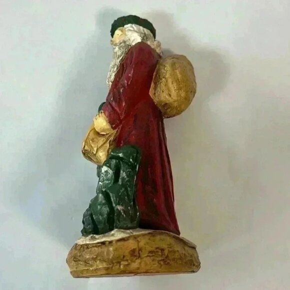 Vintage‎ Father Christmas Santa Claus Resin Blown Plastic Figurine Philippines - Picture 6 of 7